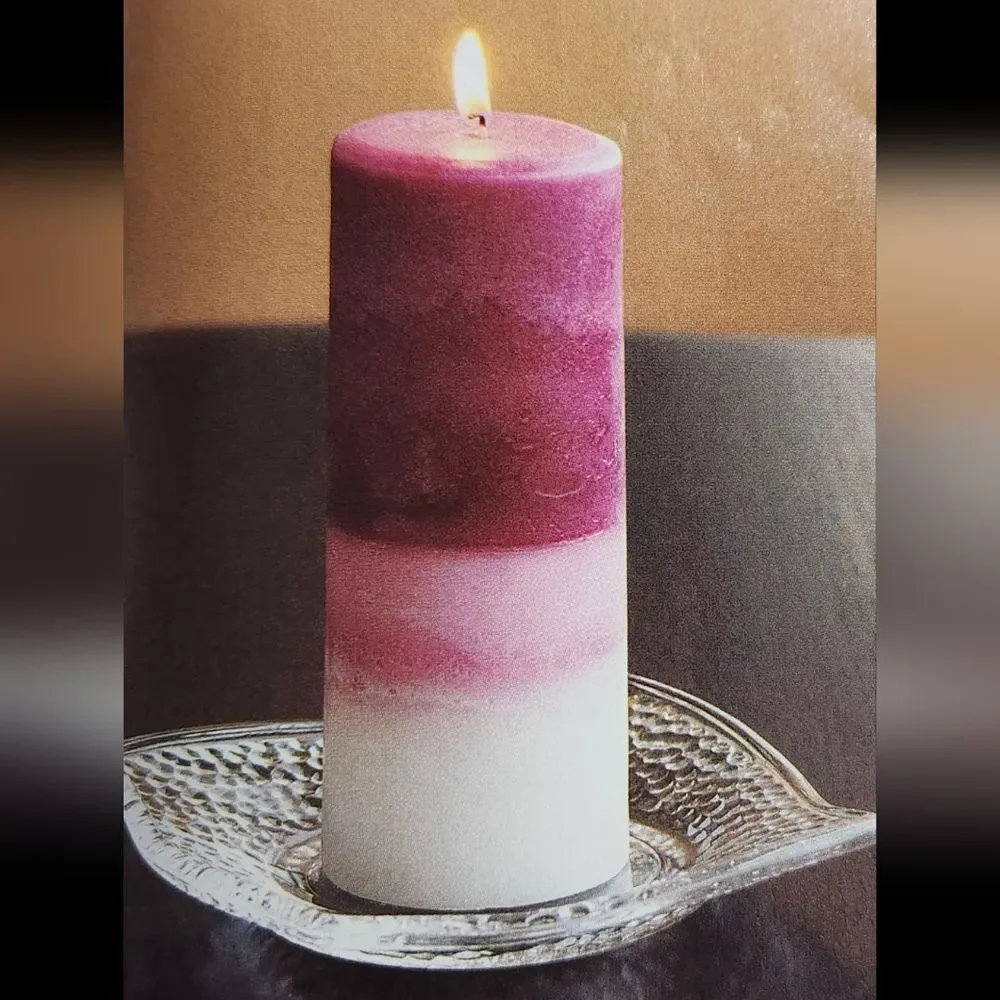 💜NIB PartyLite Clear Clarity Pillar Tray Set - Picture 3 of 10